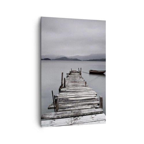 Lærredstryk - Billede på lærred - Du kan tage af sted i morgen - 80x120 cm