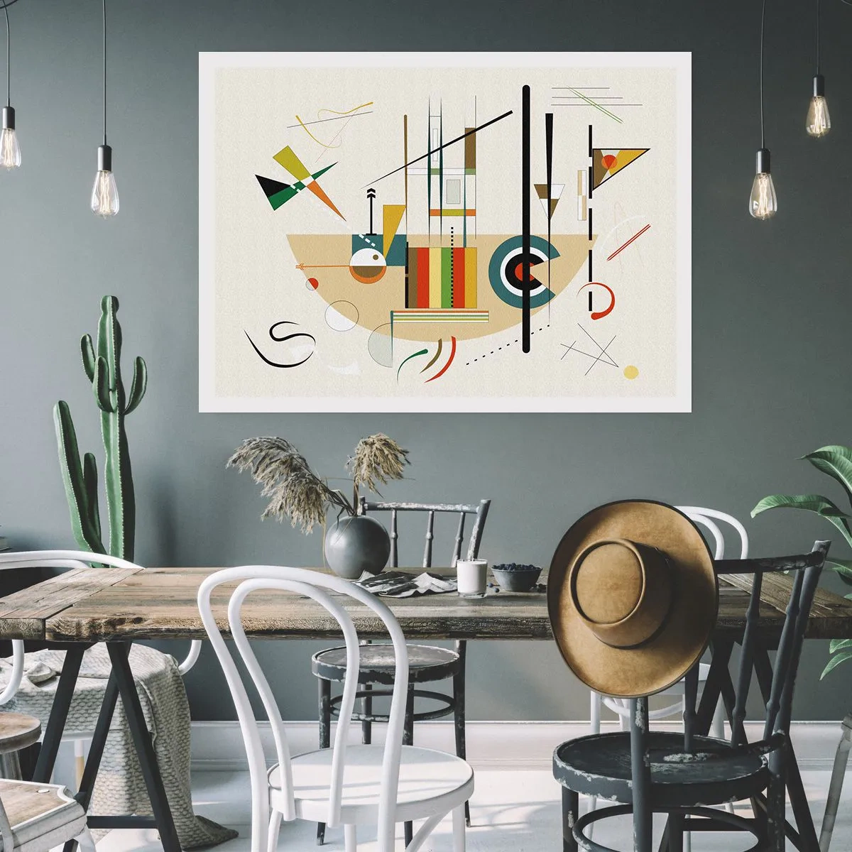 Plakat - Og verden griner - 91x61 cm