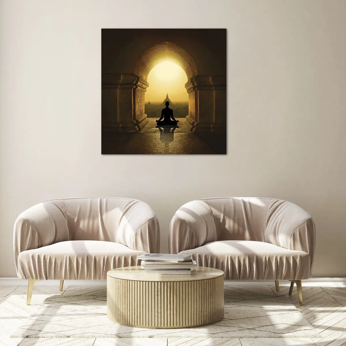 Billede på glas - Fuldkommen harmoni - 40x40 cm