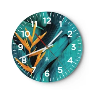 Vægur, Uret - Edens blomst - 40x40 cm