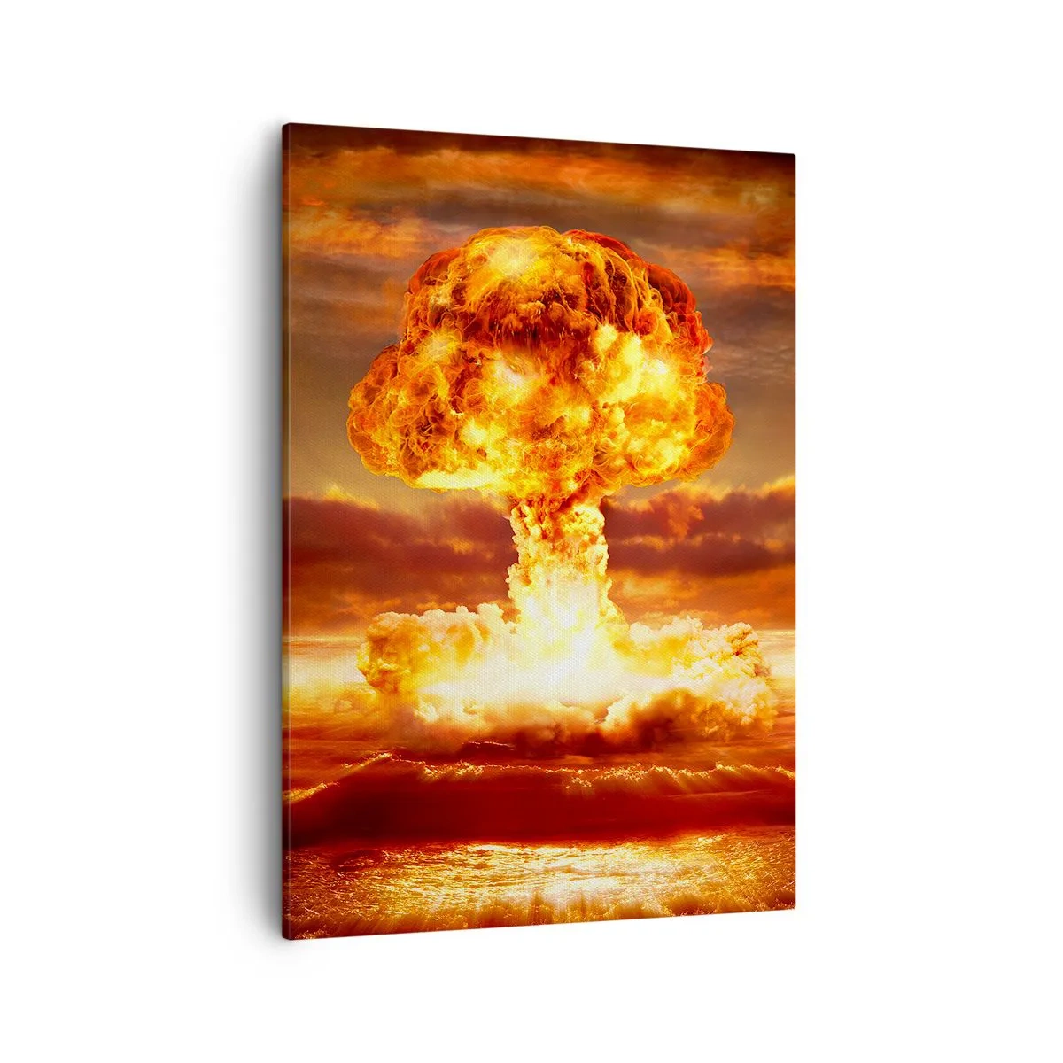 Lærredstryk - Billede på lærred - Og enden vil komme - 50x70 cm