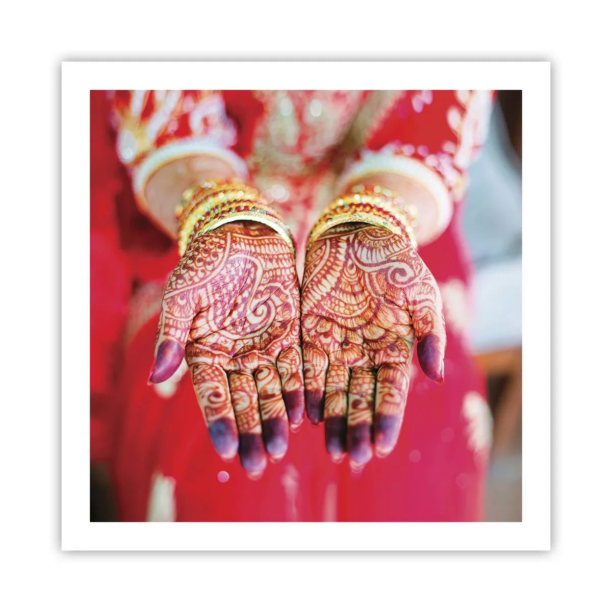 Plakat - Klar til at fange lykken - 60x60 cm