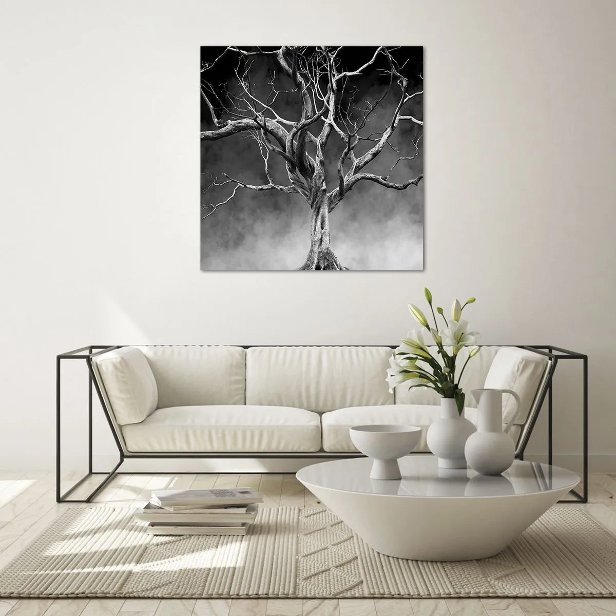 Billede på glas - Primær og hellig - 70x70 cm