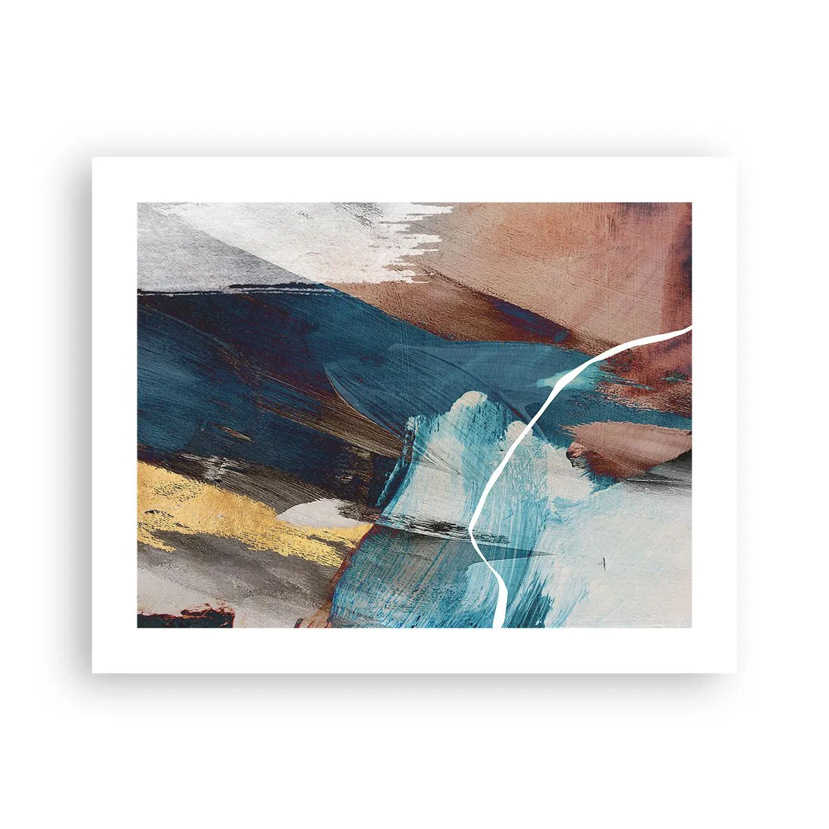 Plakat - Med flair og energi - 50x40 cm