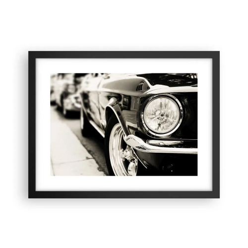 Plakat i sort ramme - Vedvarende glans - 40x30 cm