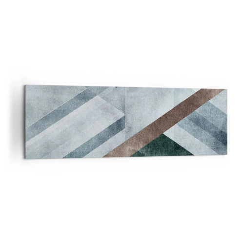 Lærredstryk - Billede på lærred - Sofistikeret elegance i geometri - 160x50 cm