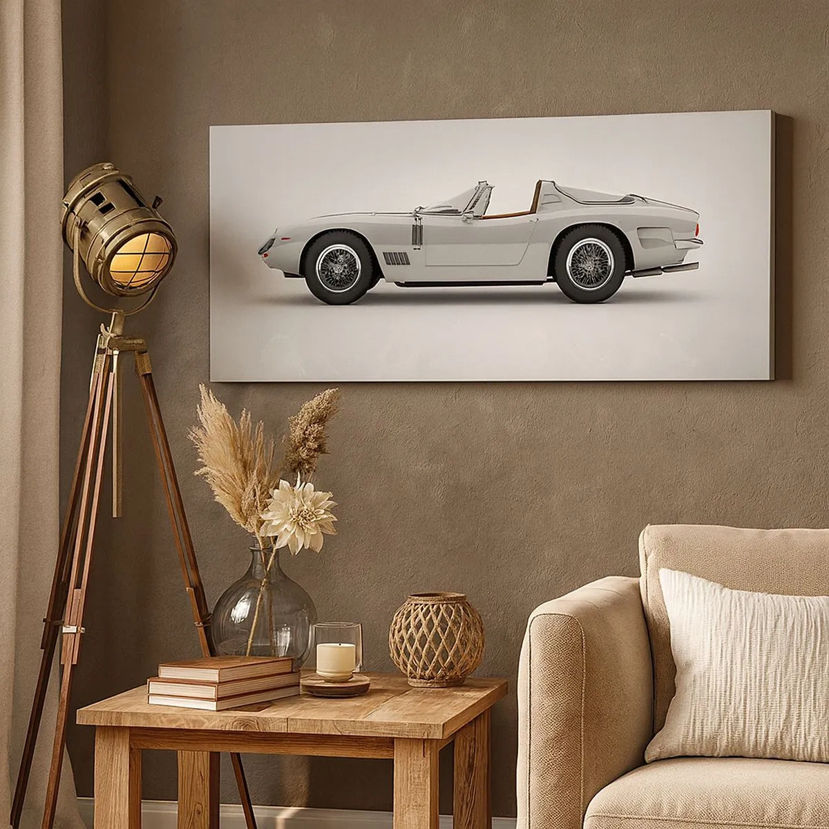 Lærredstryk - Billede på lærred - Løftet om sjov - 100x40 cm