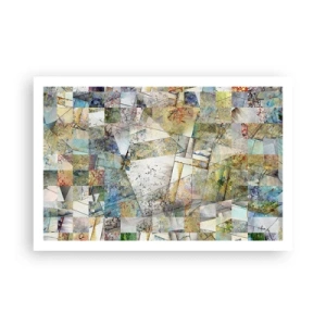 Plakat - Geometrisk ommøblering - 91x61 cm