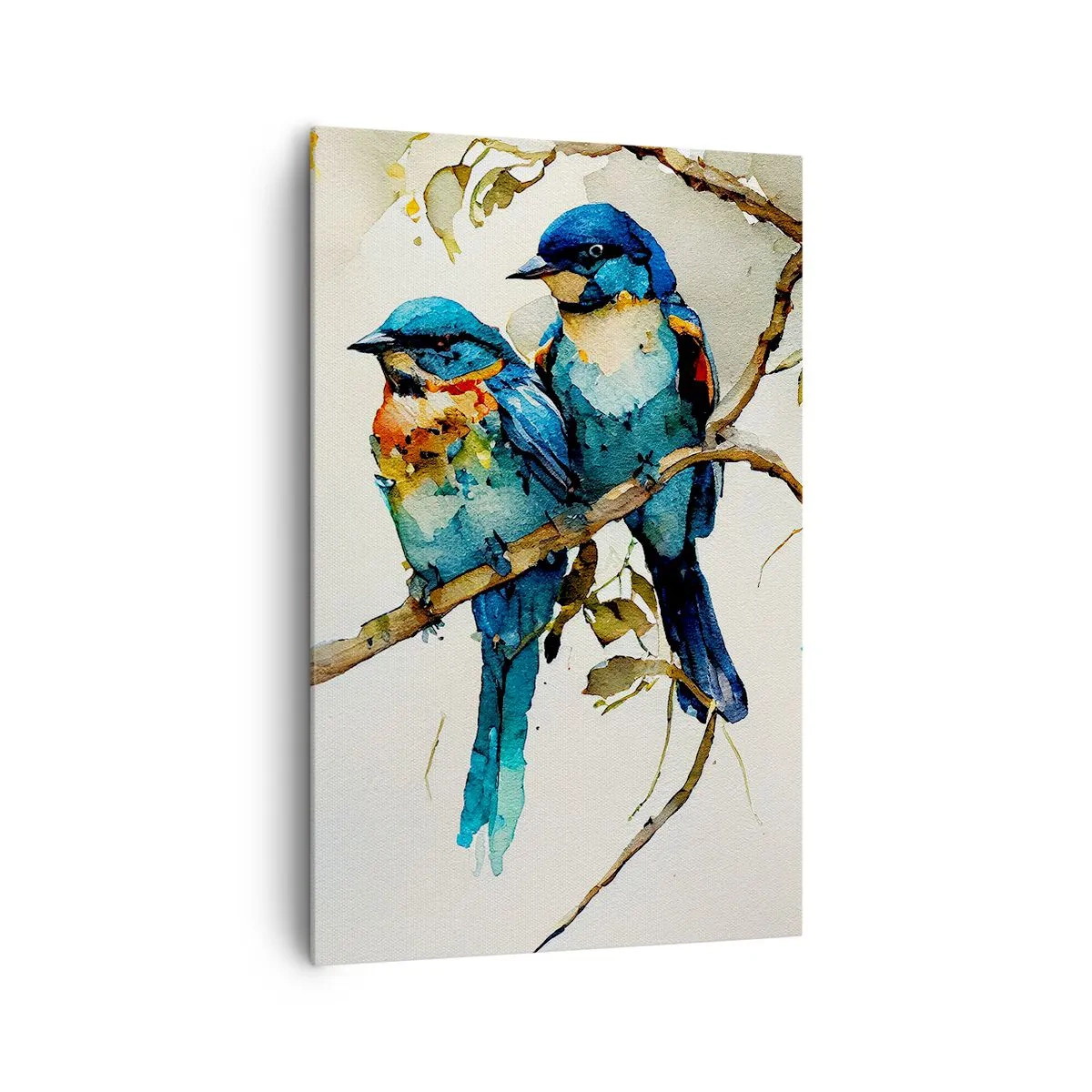 Lærredstryk - Billede på lærred - Er han fornærmet? - 80x120 cm