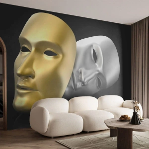 Fototapet Premium Canvas - Livet er teater - Hætte, Stykke, Teater - 450x315 cm