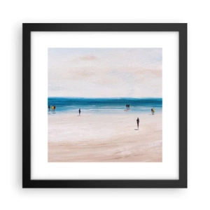 Plakat i sort ramme - Et naturligt behov - 30x30 cm