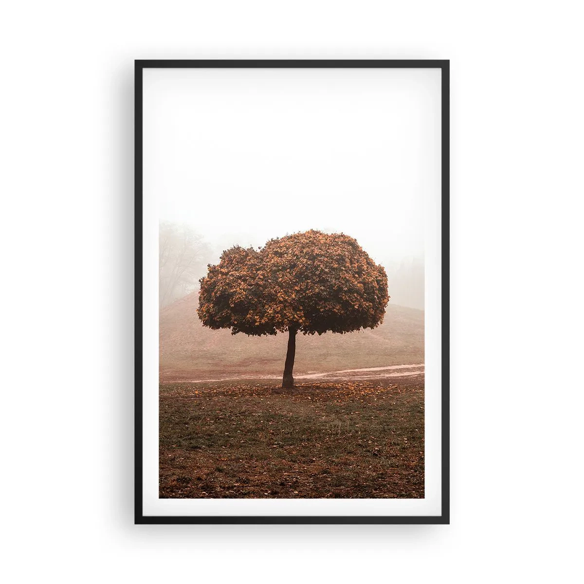 Plakat i sort ramme - Efter en travl sommer - 61x91 cm