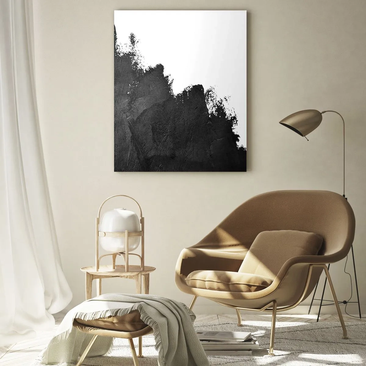 Billede på glas - Elementer: jord - 50x70 cm