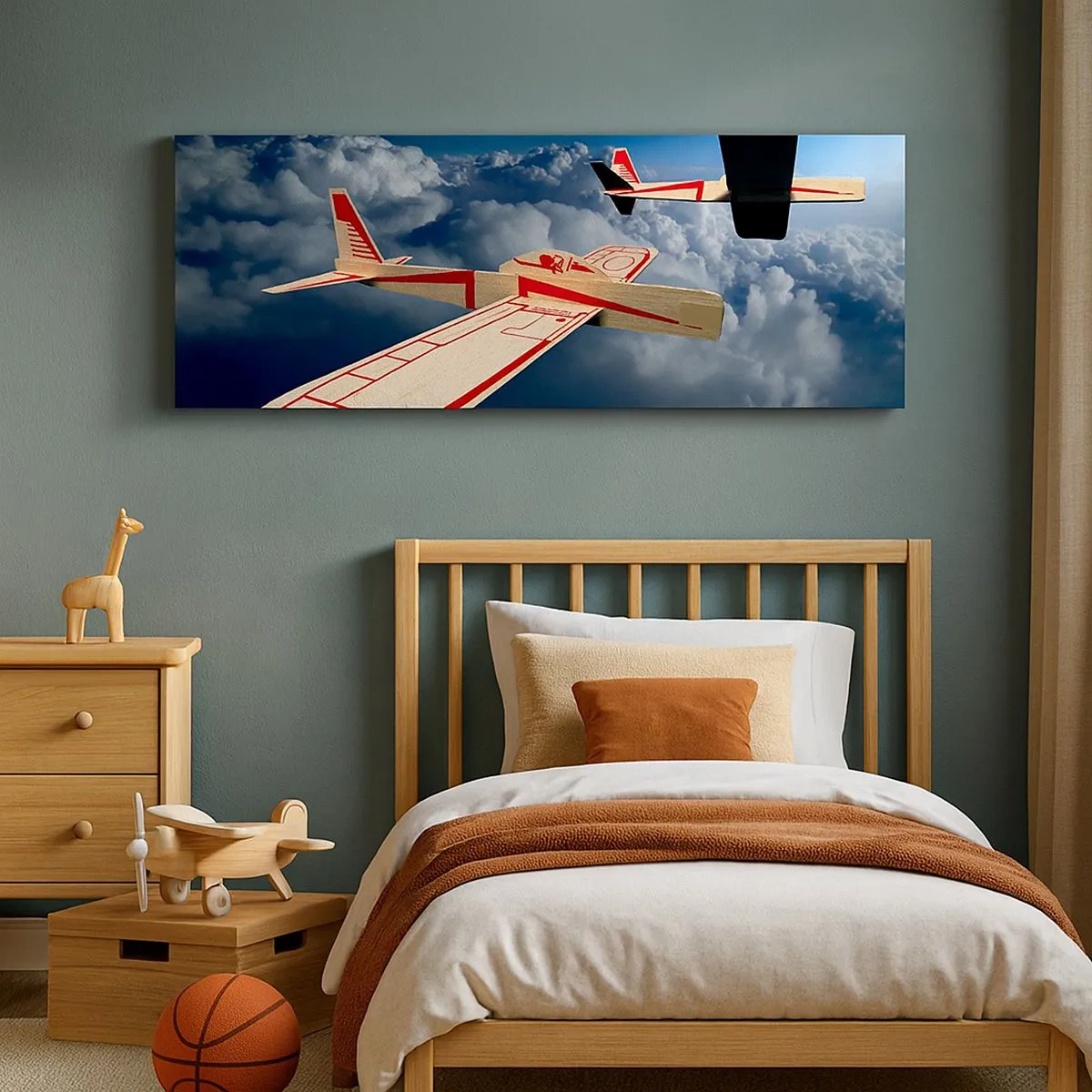 Lærredstryk - Billede på lærred - Endnu højere, endnu længere - 100x40 cm