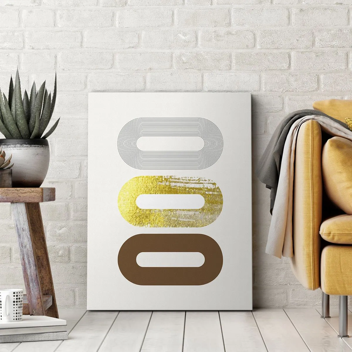 Lærredstryk - Billede på lærred - Åhhh! - 45x80 cm