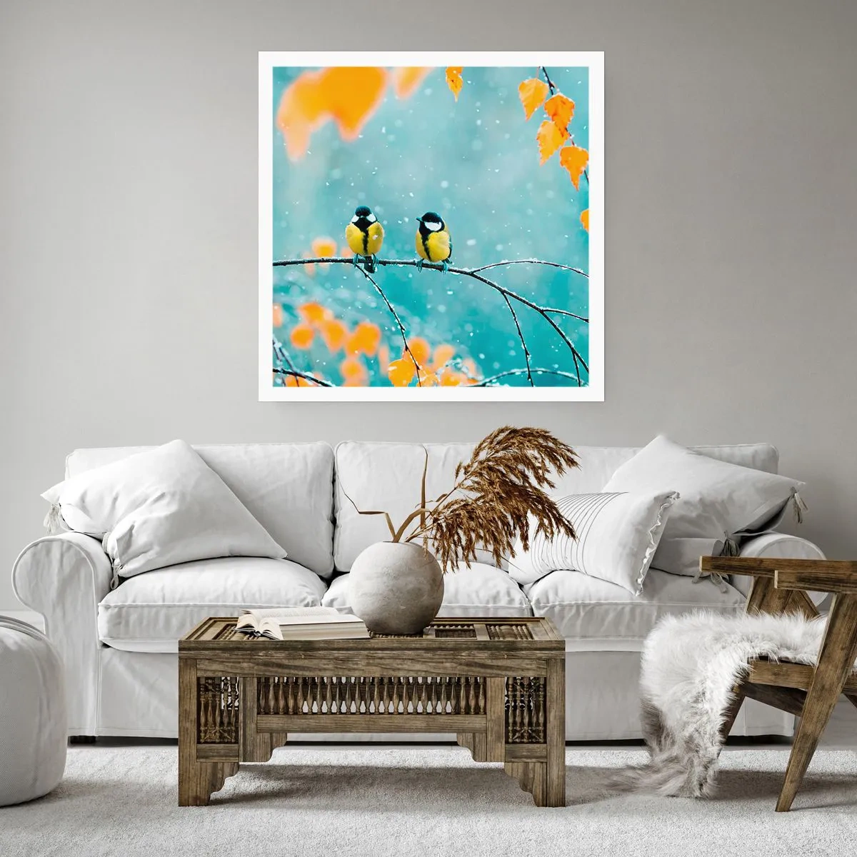 Plakat - Sladder om fugle - 30x30 cm