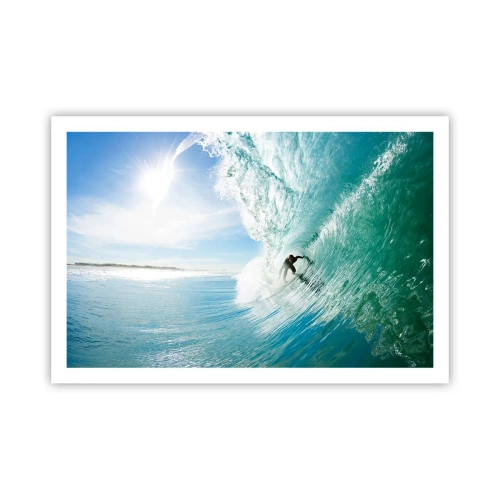 Plakat - Altid på bølgen - 91x61 cm