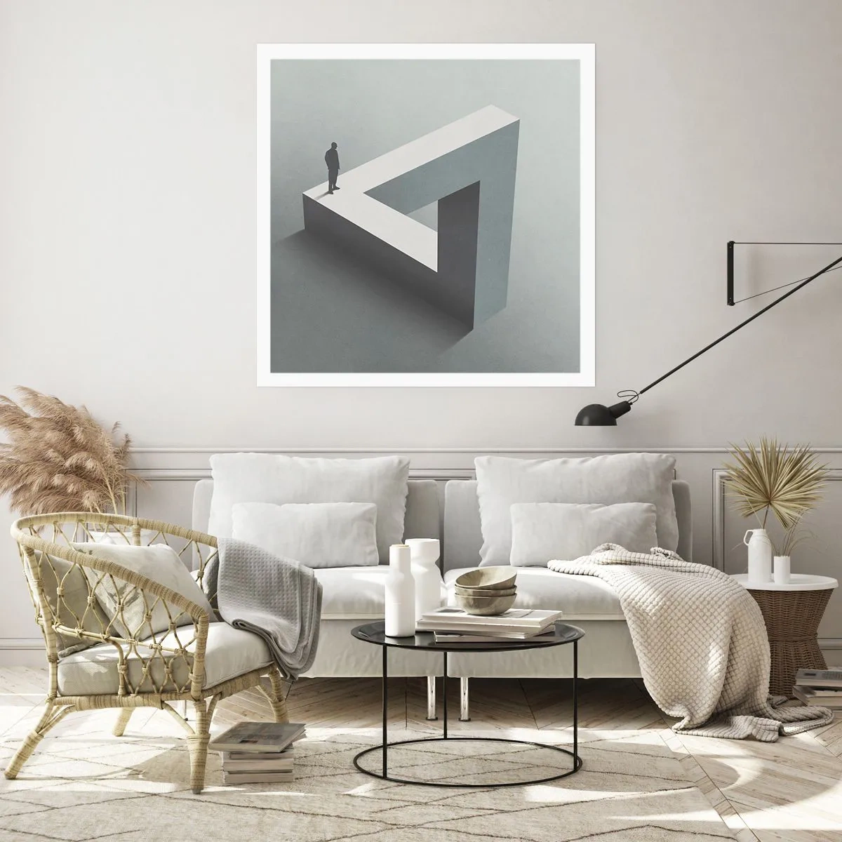 Plakat - Og dog er det muligt - 50x50 cm