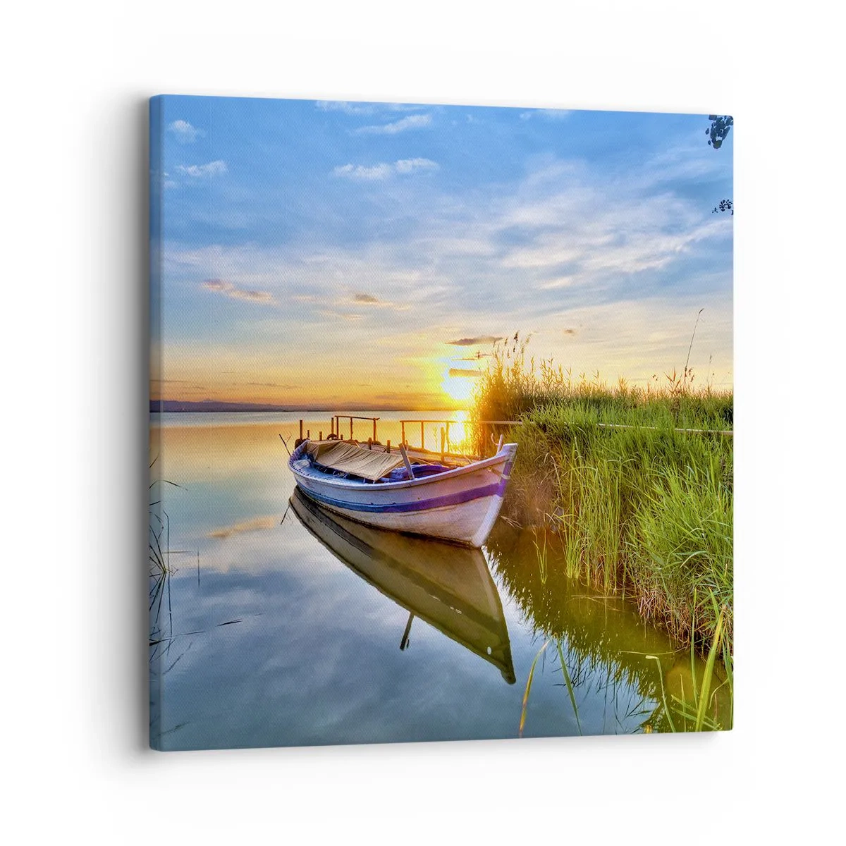 Lærredstryk - Billede på lærred - Bugt med opfyldte drømme - 30x30 cm