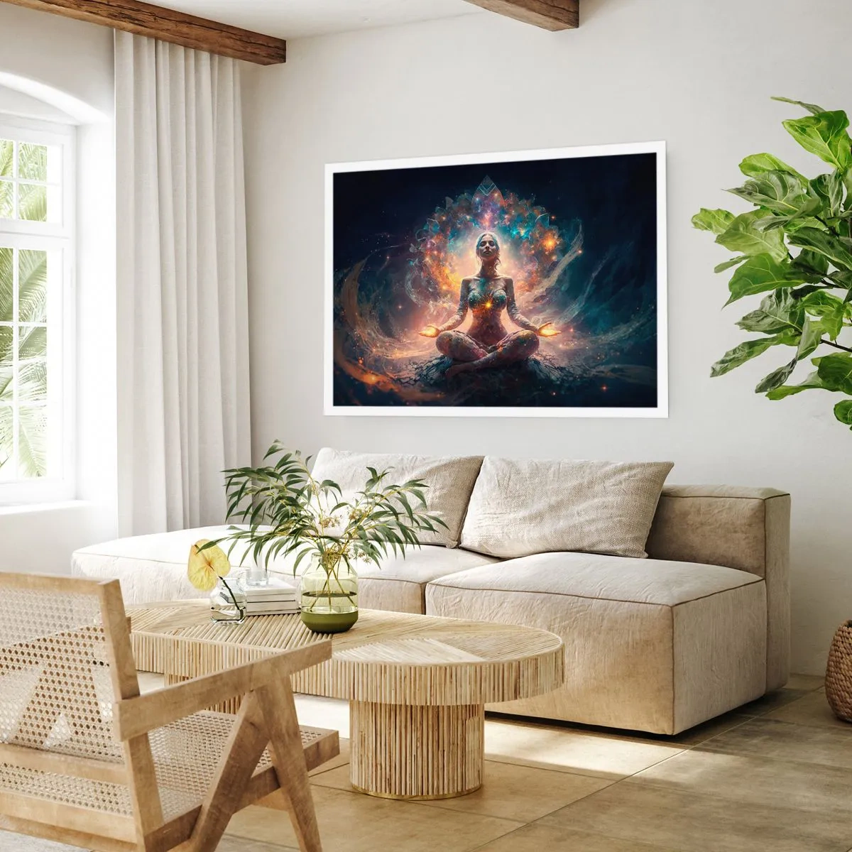 Plakat - Flow af god energi - 70x50 cm