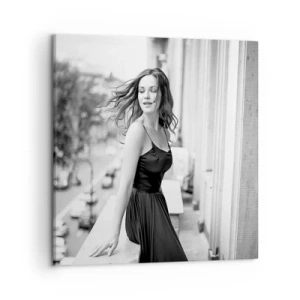 Lærredstryk - Billede på lærred - Bestemt en pariser - 50x50 cm