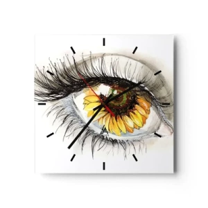Vægur, Uret - Et look lige så varmt som sommeren - 30x30 cm