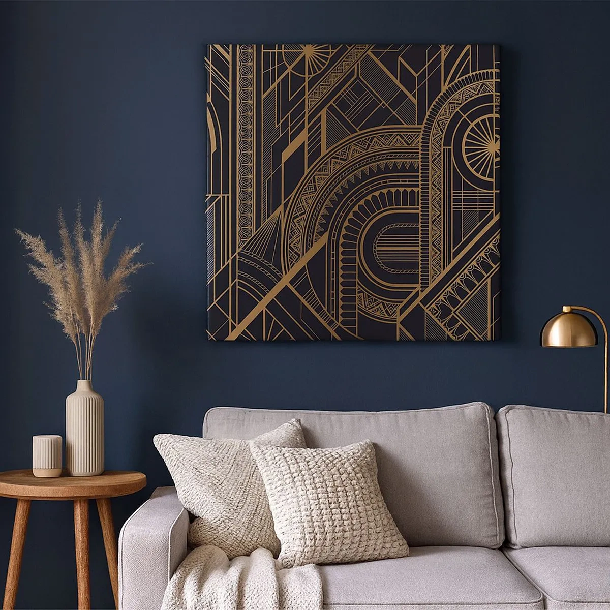 Lærredstryk - Billede på lærred - Koncepter, idéer, planer - 30x30 cm