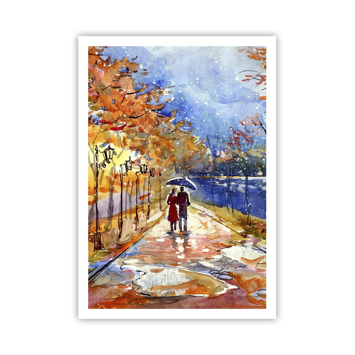 Plakat - Sammen indtil tidsfristen - 70x100 cm