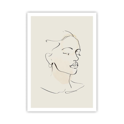 Plakat - En bestemt linje - 70x100 cm