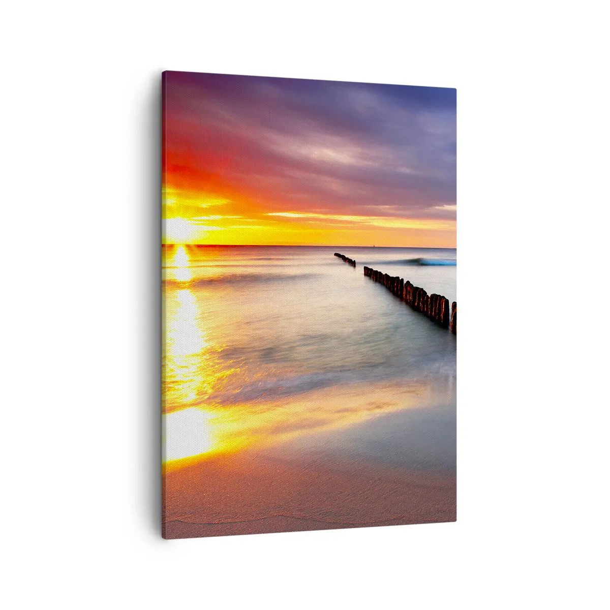 Lærredstryk - Billede på lærred - Lyt til stilheden - 50x70 cm
