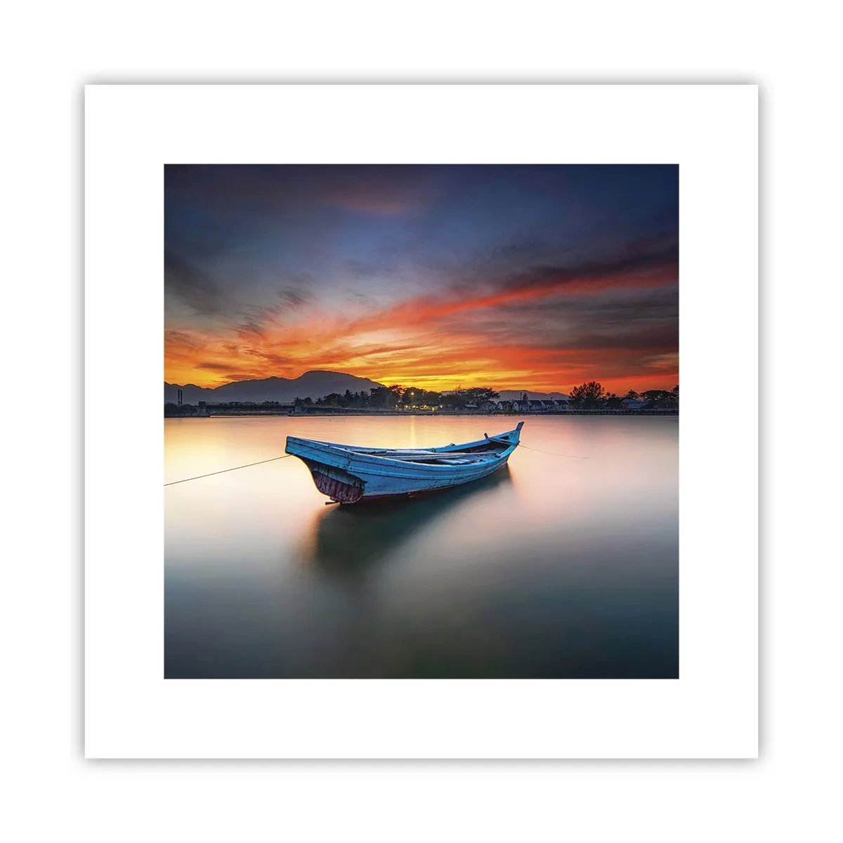 Plakat - En god nat er på vej - 30x30 cm