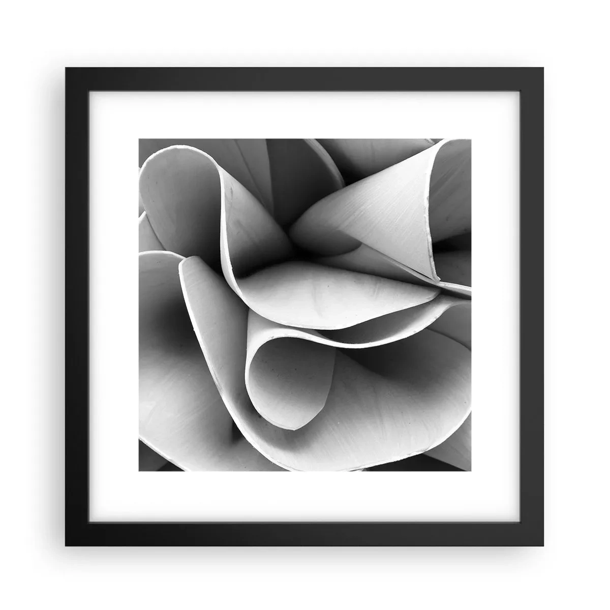 Plakat i sort ramme - Hvad der sker i rummet - 30x30 cm
