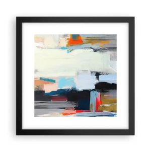 Plakat i sort ramme - Er der en metode? - 30x30 cm