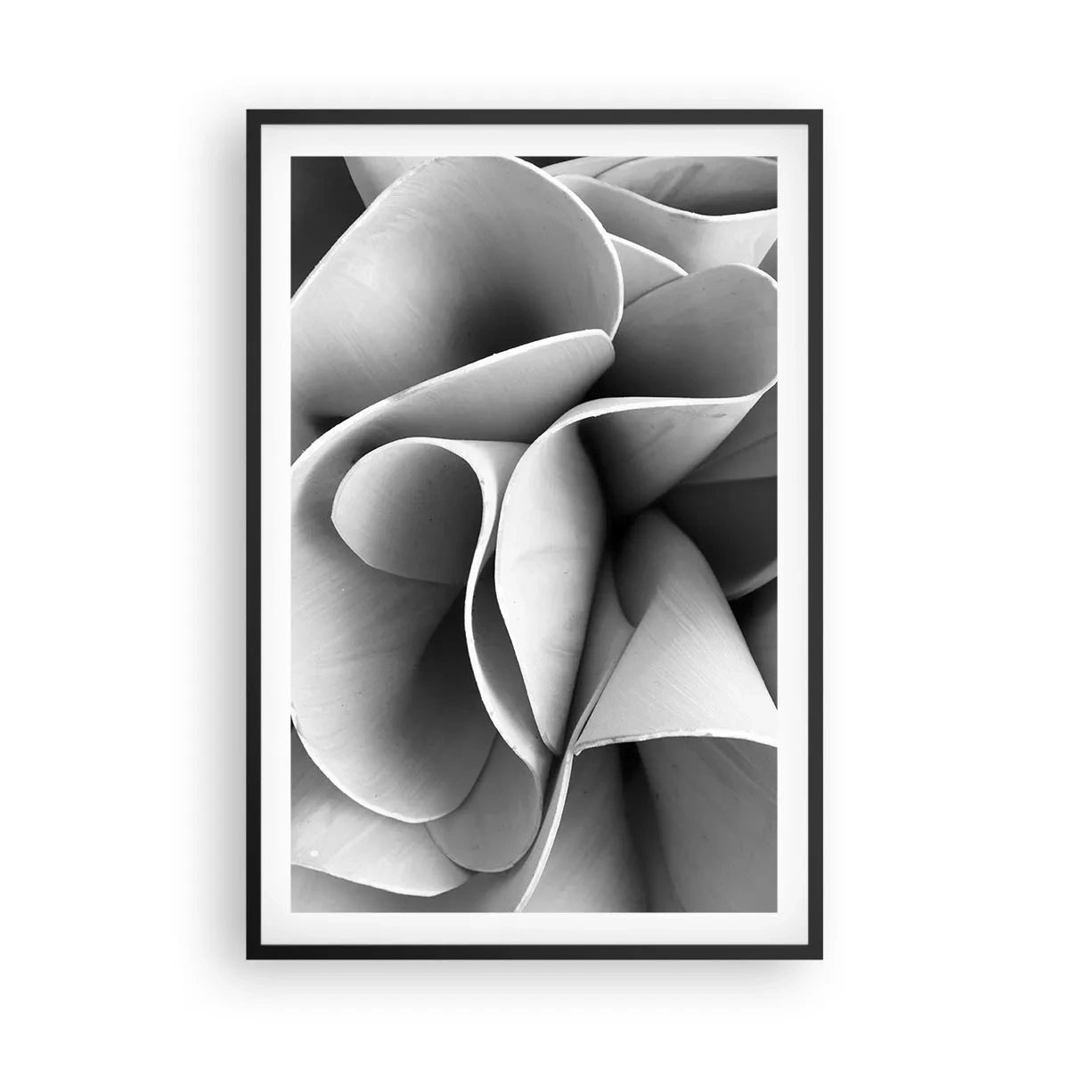 Plakat i sort ramme - Hvad der sker i rummet - 61x91 cm