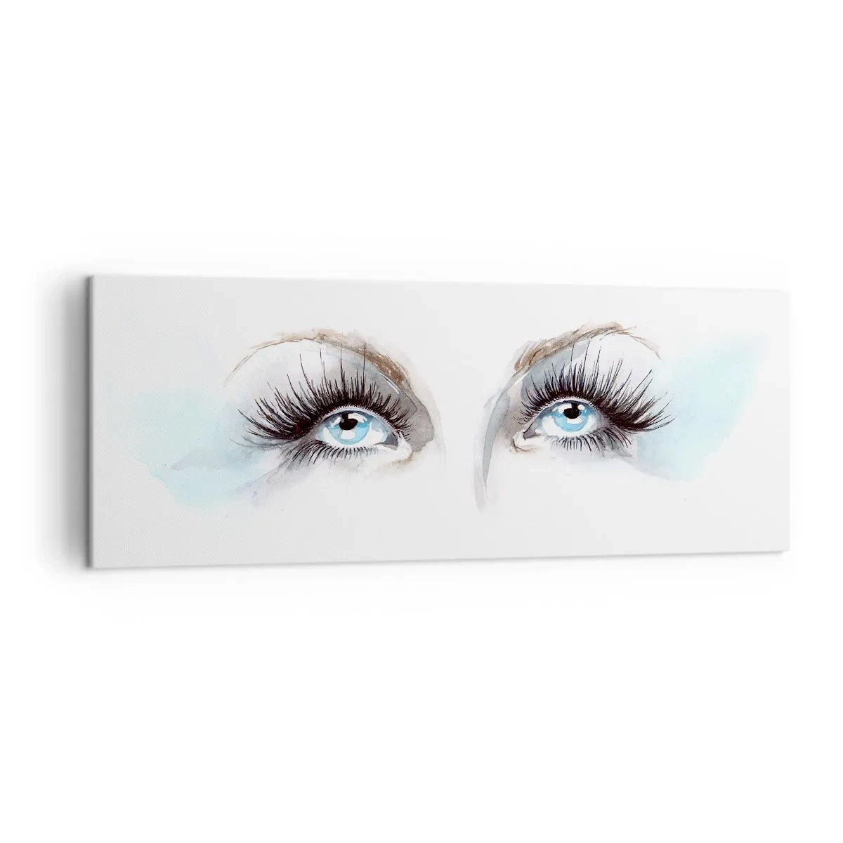 Lærredstryk - Billede på lærred - En engels øjne? - 140x50 cm