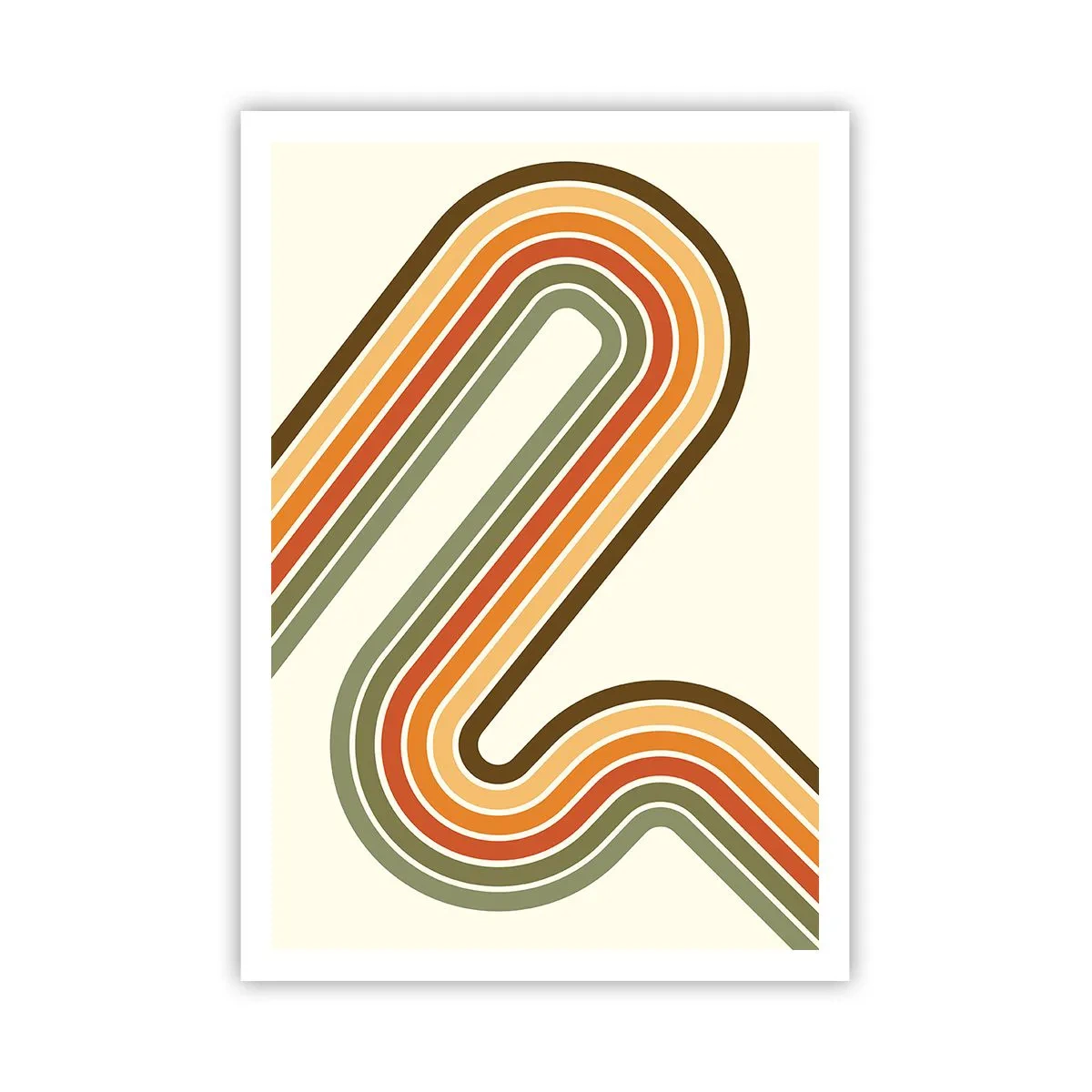 Plakat - Zigzag til destinationen - 70x100 cm