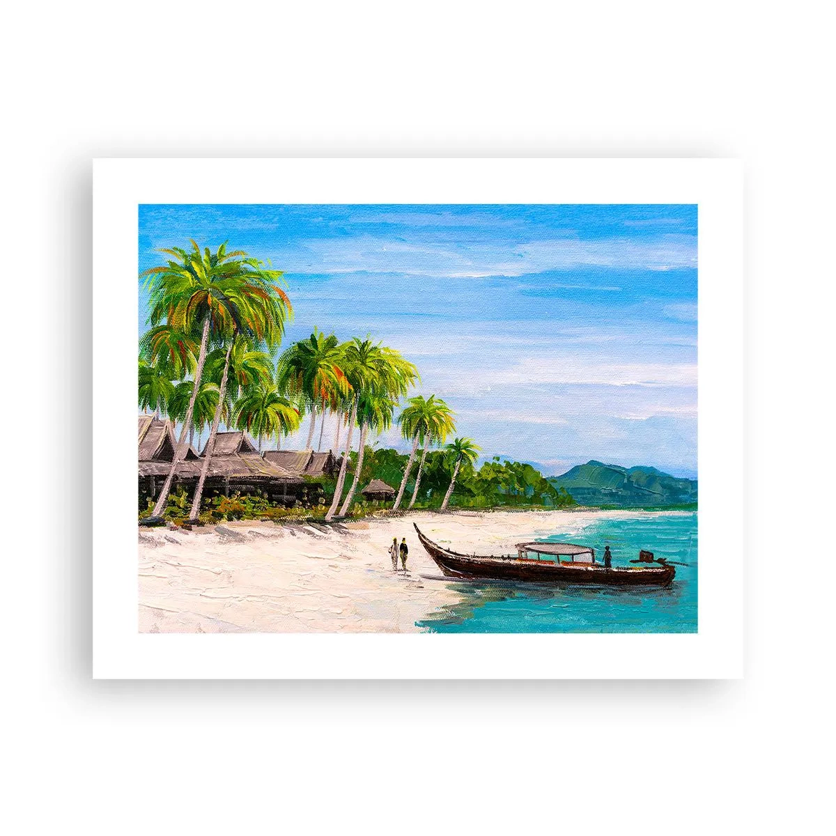 Plakat - En eksotisk drøm - 50x40 cm