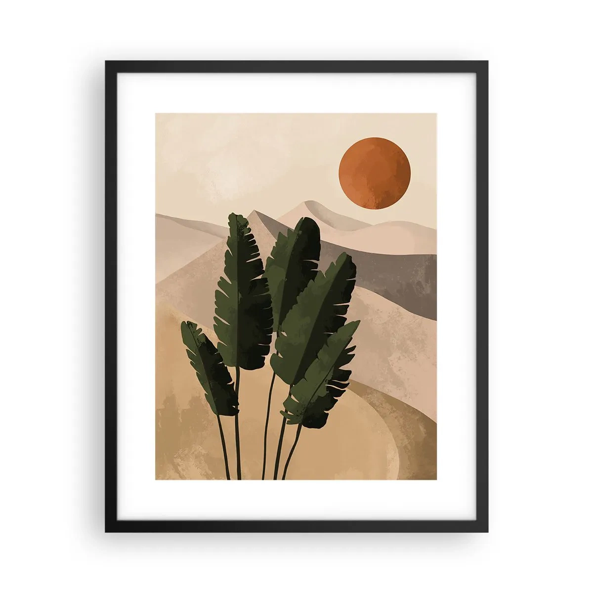 Plakat i sort ramme - Livets triumf - 40x50 cm