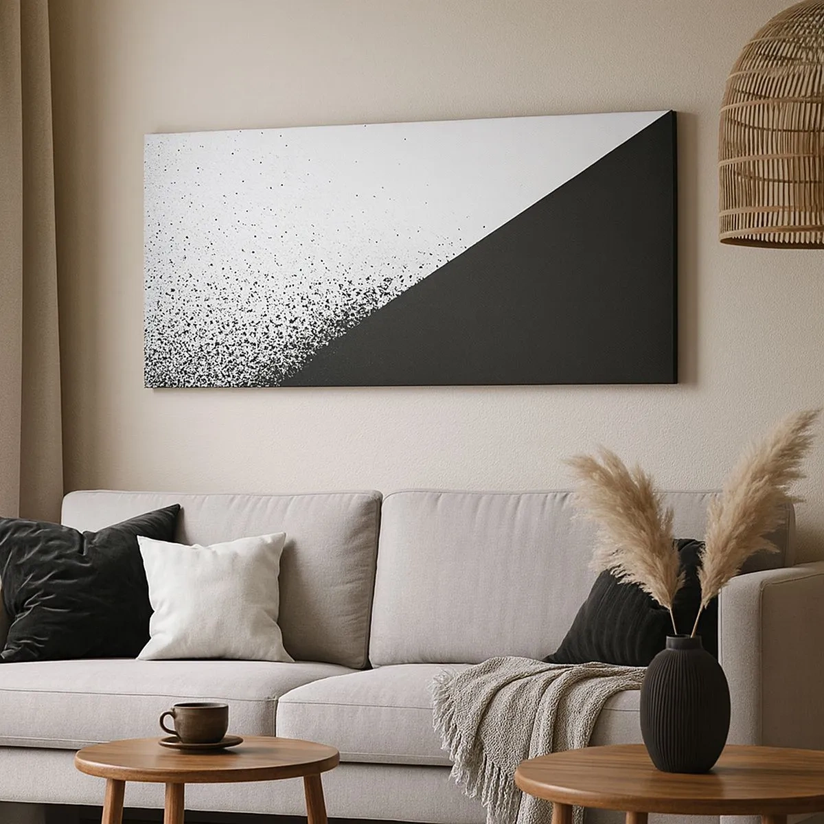 Lærredstryk - Billede på lærred - Hurtigere og hurtigere, mere og mere - 100x40 cm