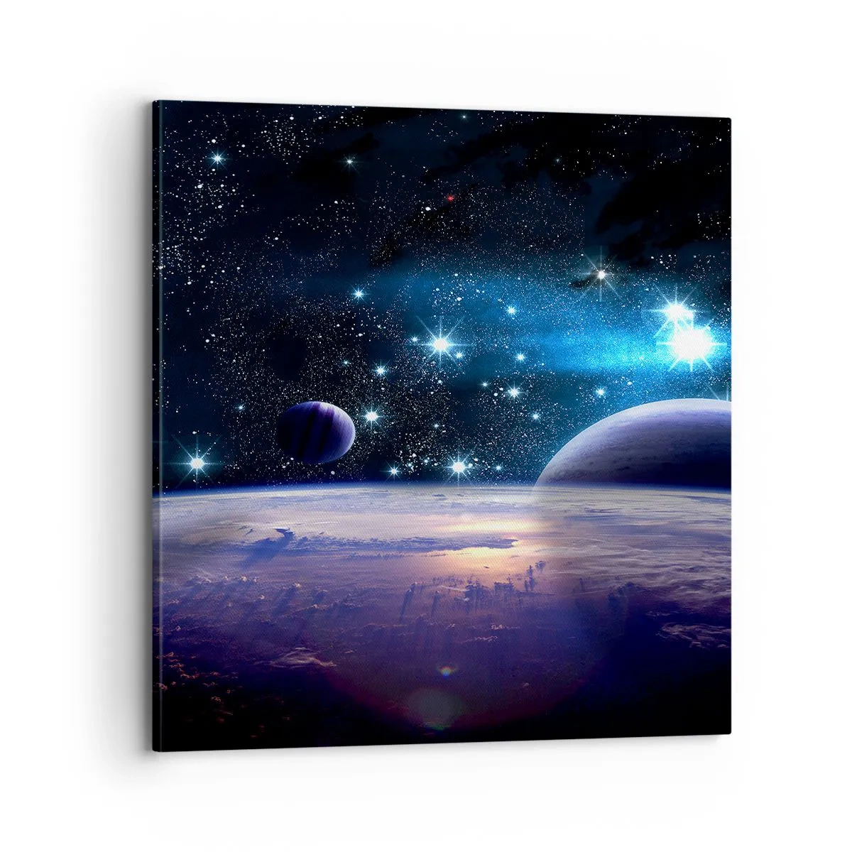 Lærredstryk - Billede på lærred - Er du stadig alene? - 70x70 cm