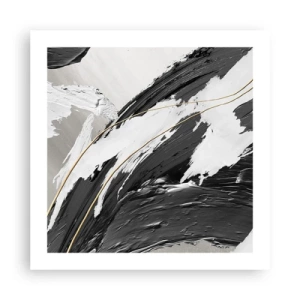 Plakat - Abstraktion med flair - 50x50 cm