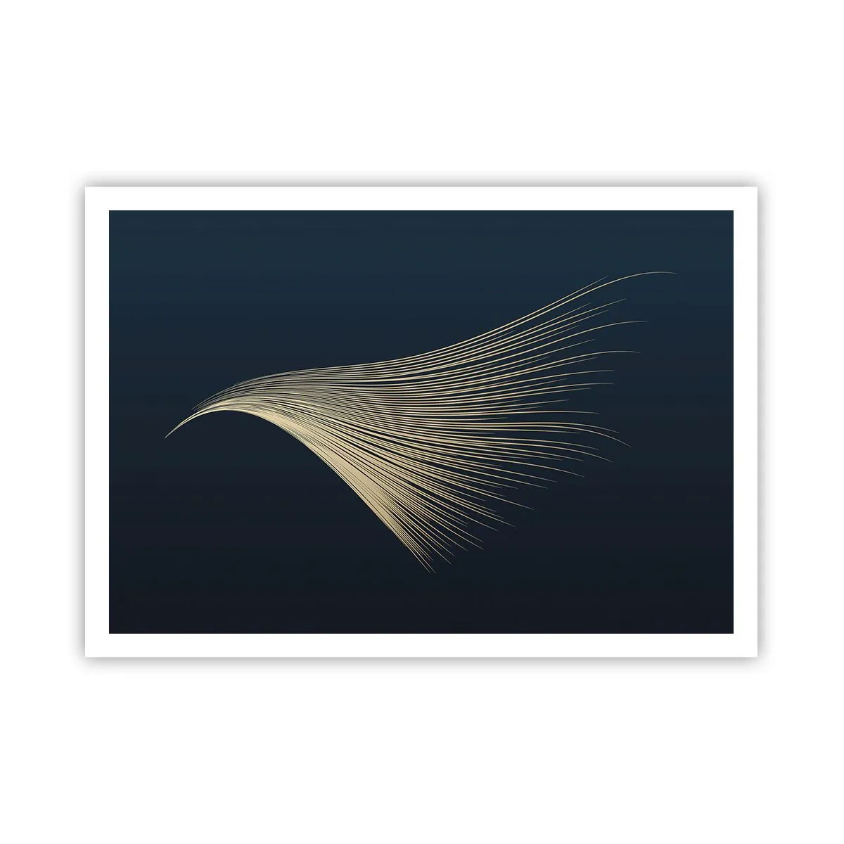 Plakat - Som en engels hår - 100x70 cm