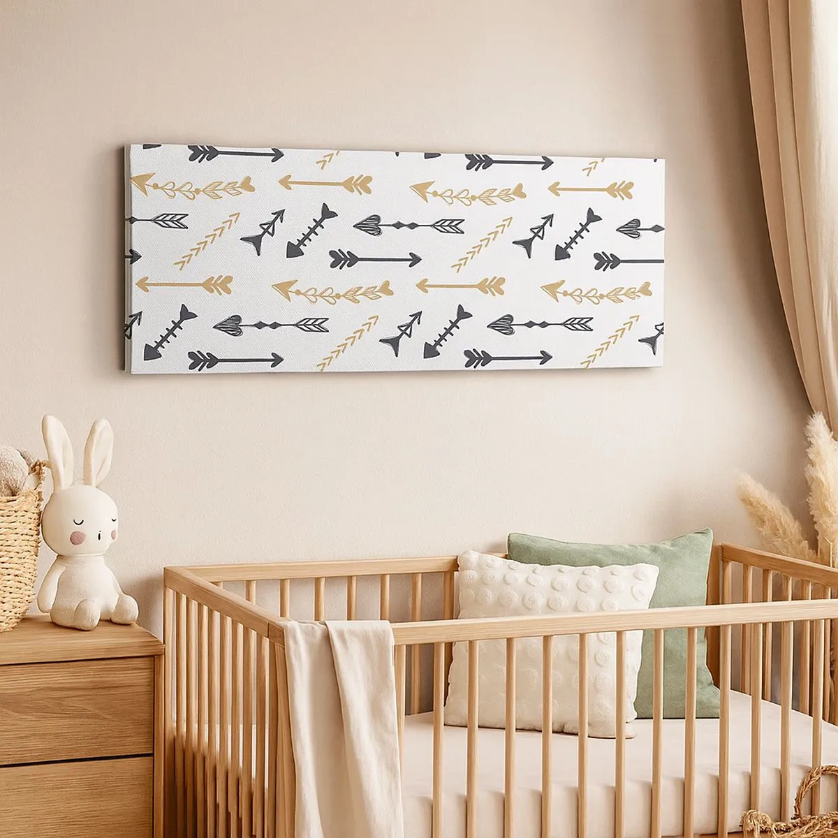 Lærredstryk - Billede på lærred - Skyttens drøm - 100x40 cm