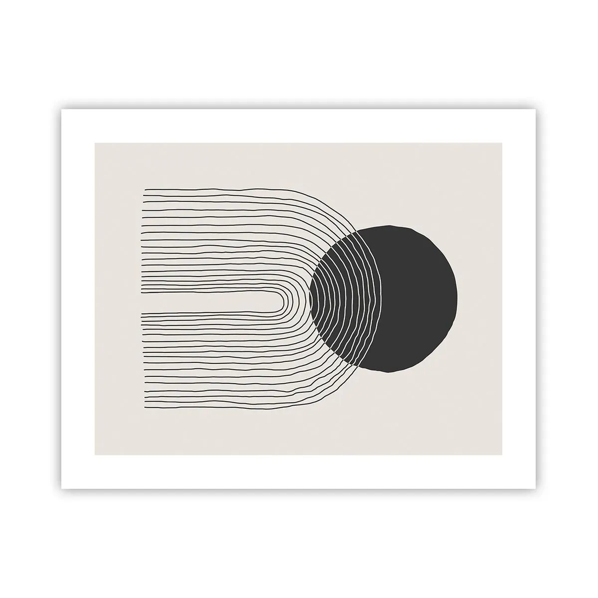 Plakat - Rystende og selvsikker - 50x40 cm