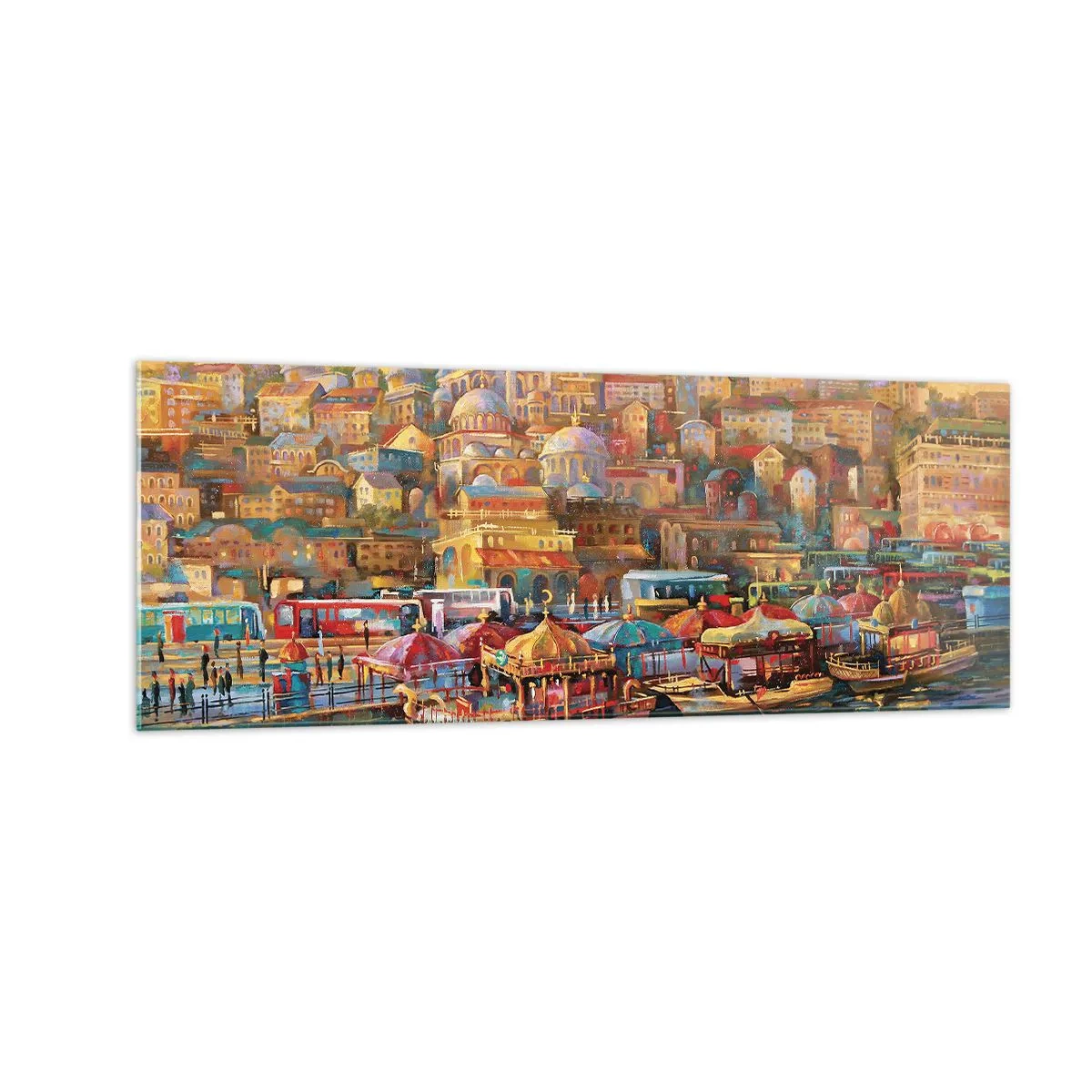 Billede på glas - En historie fra Istanbul - 140x50 cm