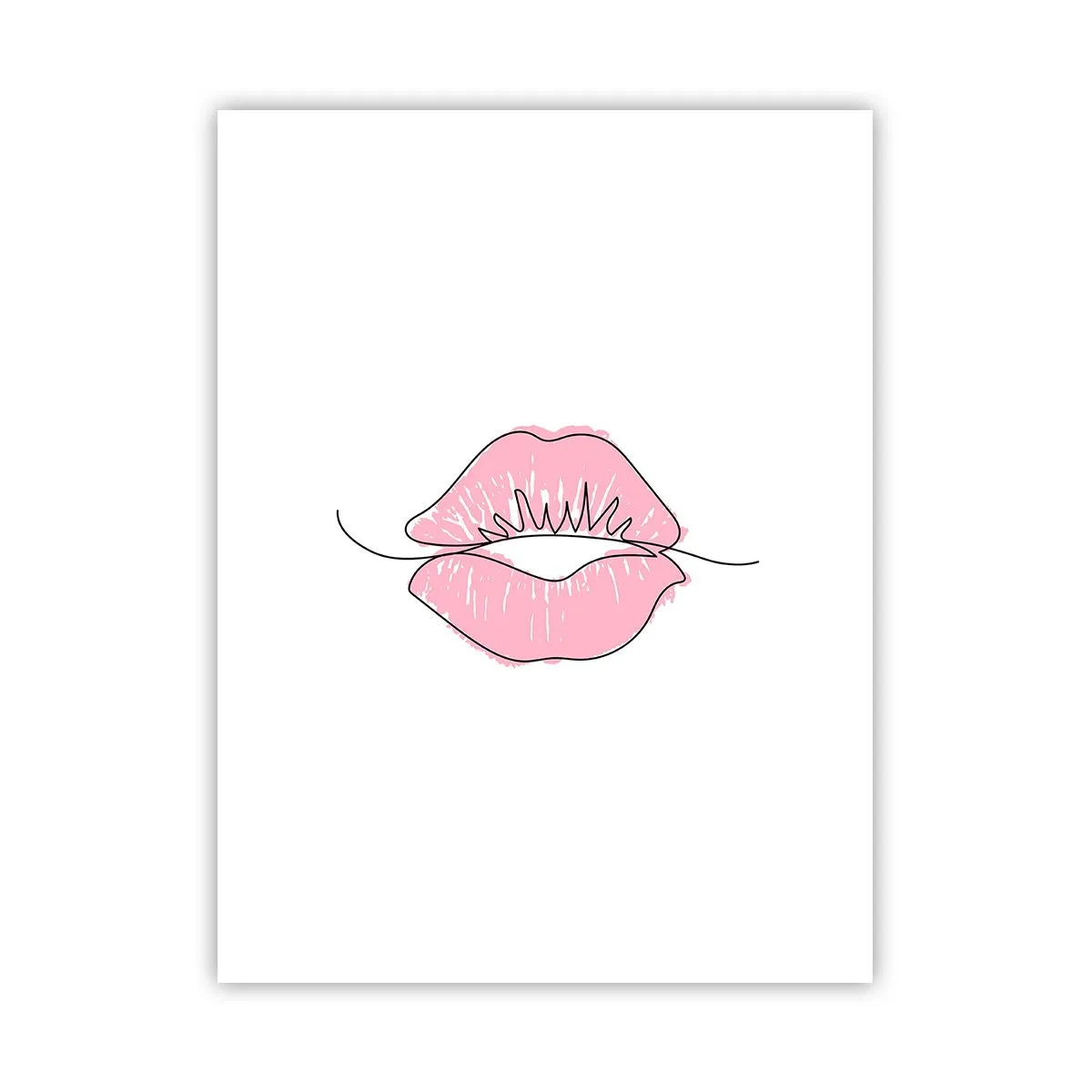 Plakat - Klar til at kysse? - 30x40 cm