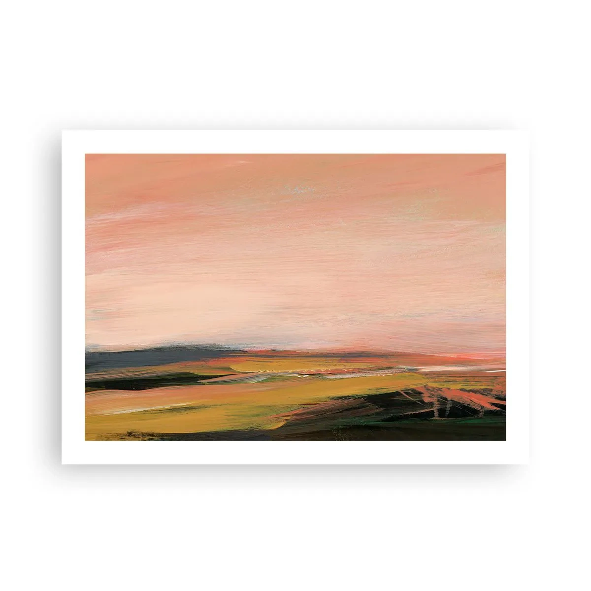 Plakat - I lyserøde toner - 70x50 cm