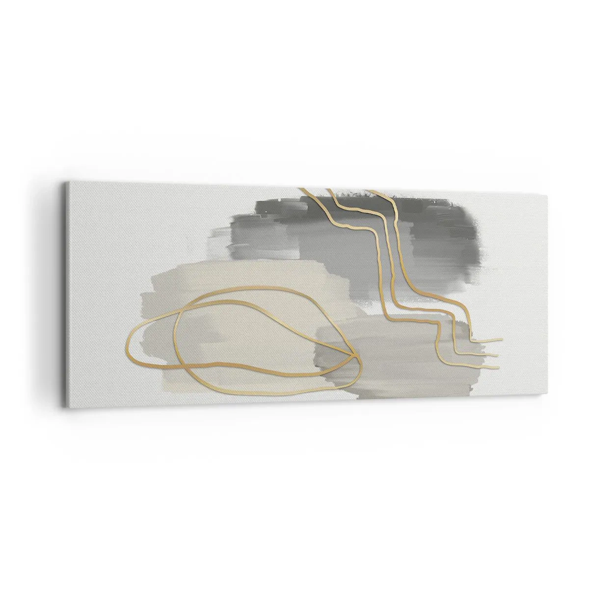 Lærredstryk - Billede på lærred - Vedholdenhed og bevægelse - 100x40 cm