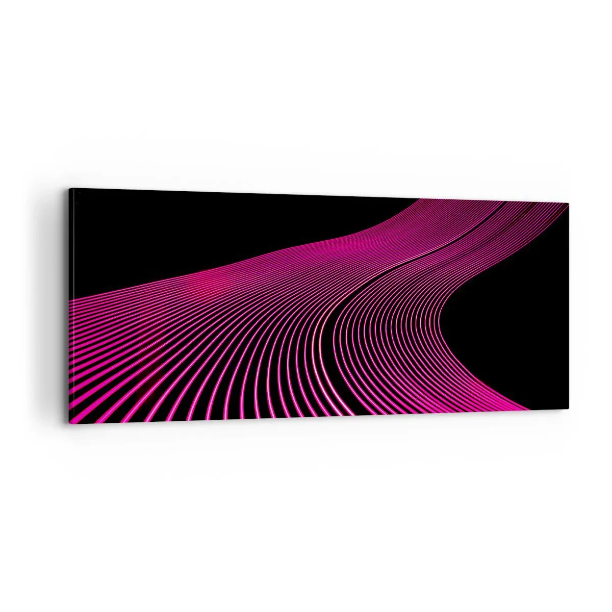 Lærredstryk - Billede på lærred - En allé af lys - 100x40 cm