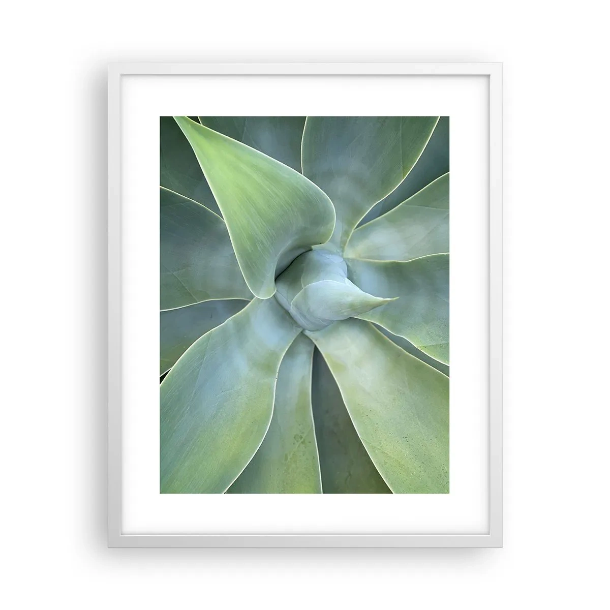 Plakat i hvid ramme - Den grønne fødsel - 40x50 cm